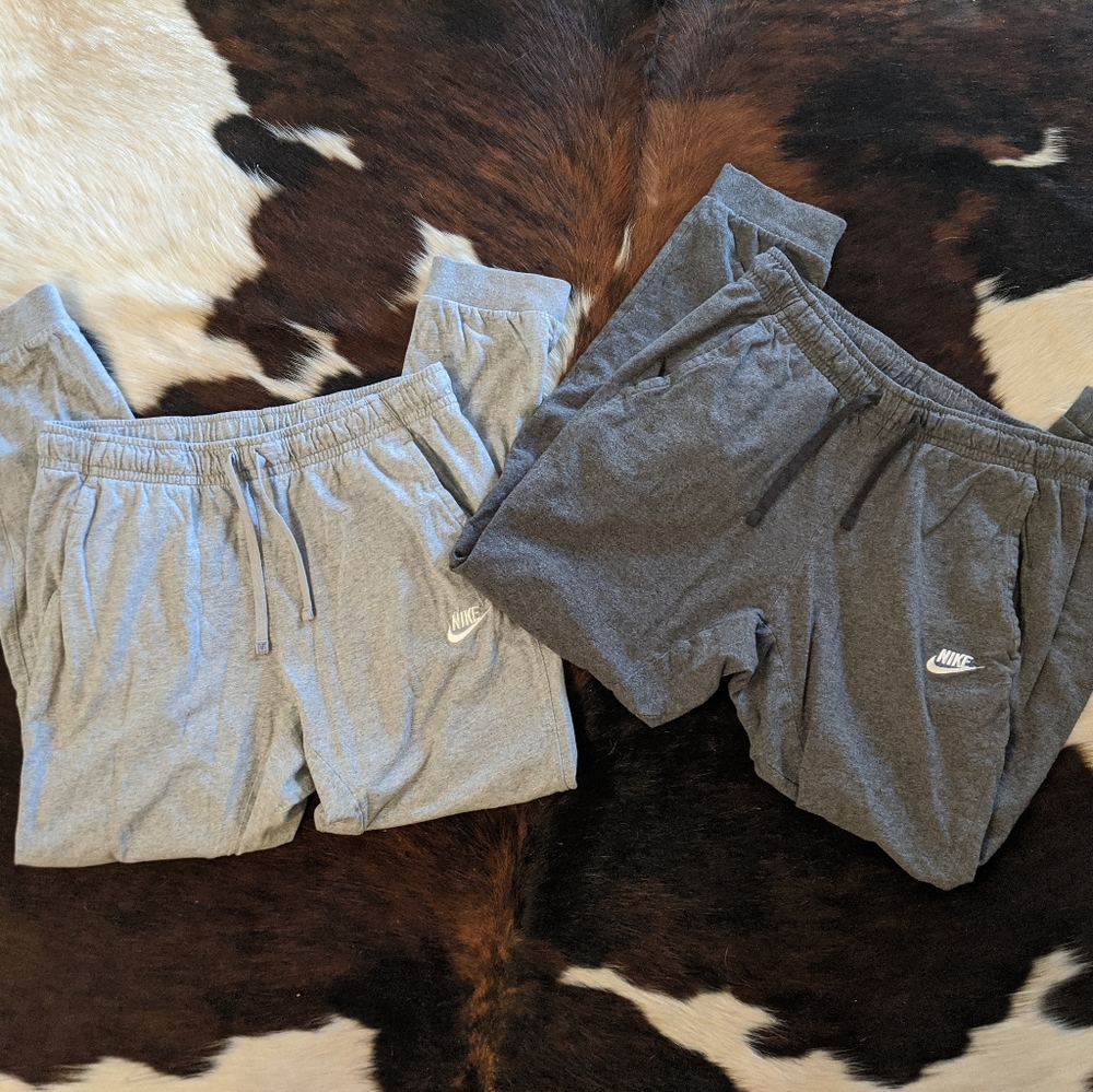 2 Nike mens joggers